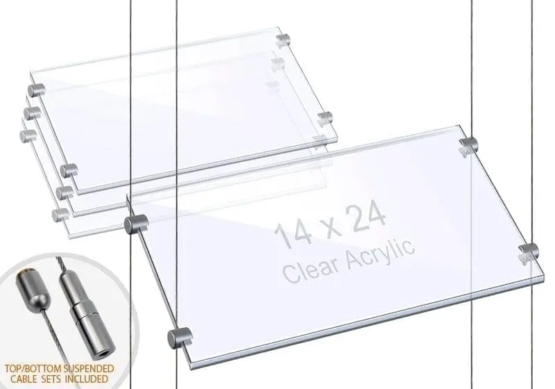 Suspended Acrylic Shelves – Saving Bundles | Nova Display Systems
