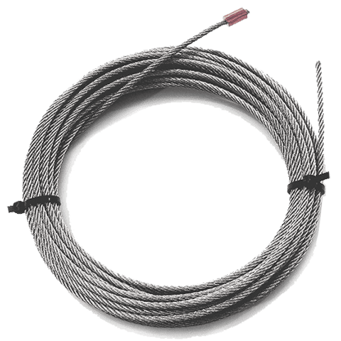 BC8-3 Replacement Cable with Crimping for Ceiling-to-Floor Suspension