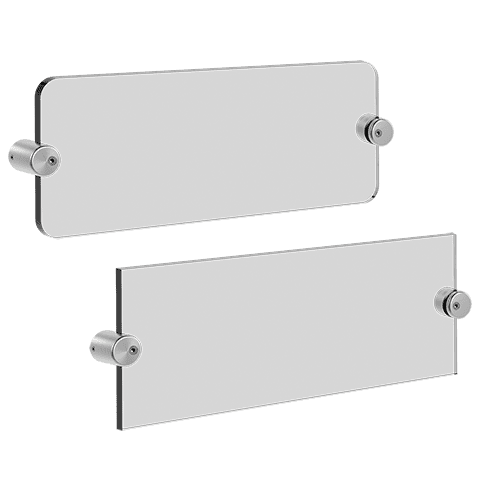 Clear and Non-Glare Acrylic Sign Blanks for Vinyl — Styles & Sizes | Nova Display Systems