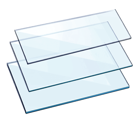 Acrylic and Glass Shelves with Polished Edges | Nova Display Systems