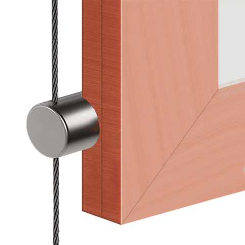Specialty Supports — Support with Screw for Wood Frames | Nova Display Systems