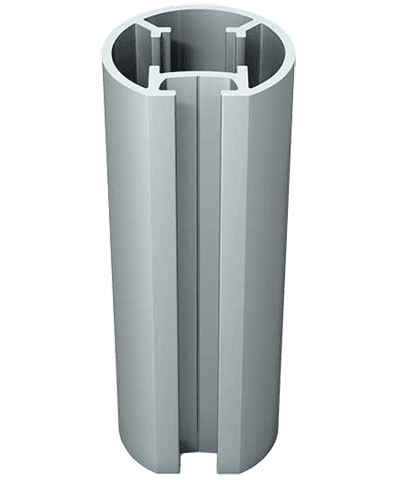 Round Profile / Vertical Extrusion for modular stand assembly