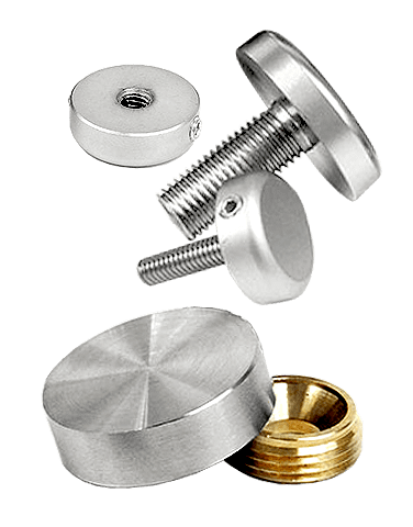 Decorative Cover Caps and Screw Stud-Caps | Sign/Panel Support Systems — Range of Accessories | Nova Display Systems