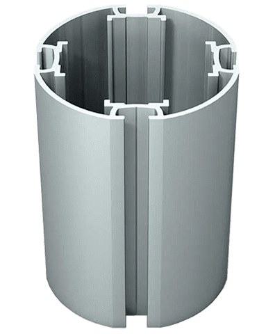 Round Profile / Vertical Extrusion for modular stand assembly