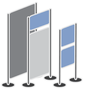 Floor–Standing Displays | Nova Display Systems