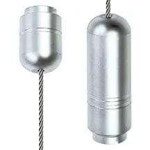 C101-4M Ceiling-to-Floor 1.5mm Cable Suspension Kit — 4M (13’ 1-1/2”) Length | Nova Display Systems