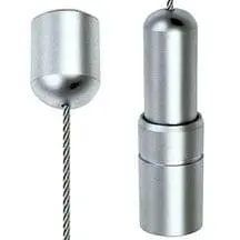 CA4 Ceiling-to-Floor 1.5mm Cable Suspension Kit — 4M (13’ 1-1/2”) Length | Nova Display Systems