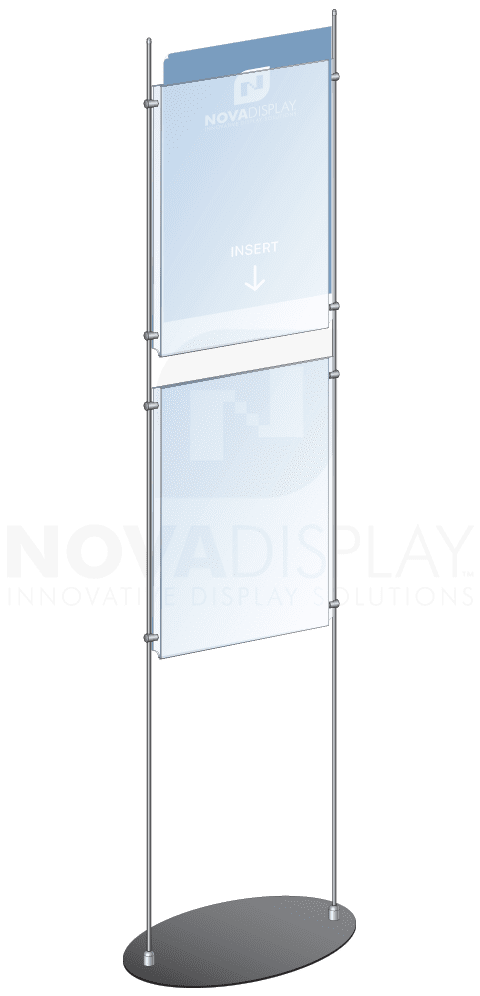 KFRS-015 Totem Floor-Standing Display Kit with 10mm Rod System | Nova Display Systems