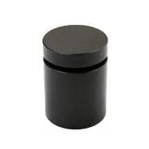 3/4″ Dia. x 3/4″ Sign Standoff / Satin Black Finish | Nova Display Systems