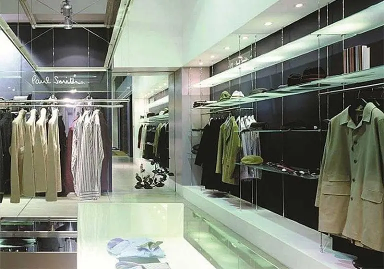 Cable/Rod Suspended Glass Shelves