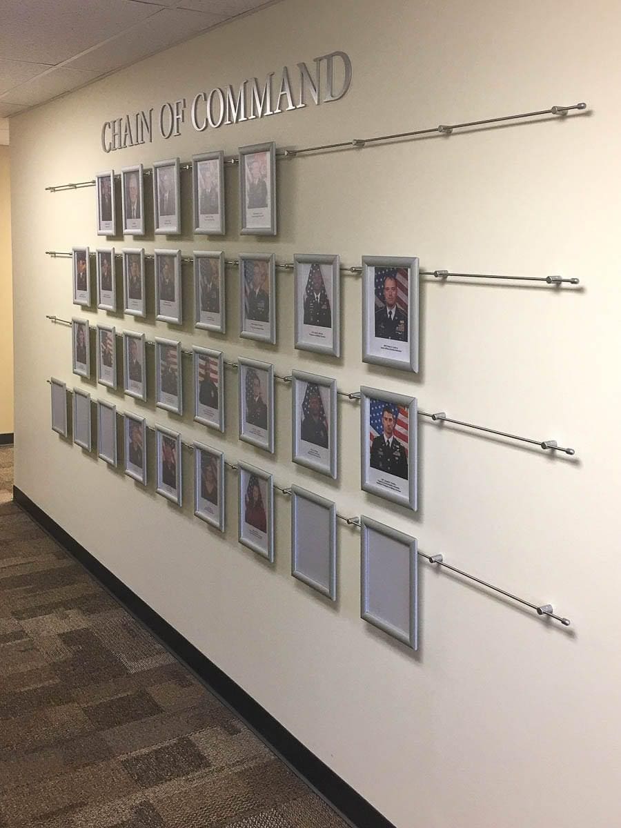 Hook-on Photo / Picture Display with Front-Load Aluminum Frames