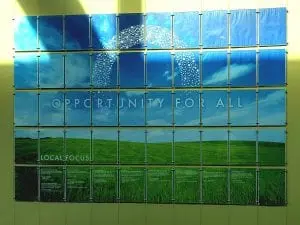 C1005 — Cable Suspended Easy Access Acrylic Poster Frames