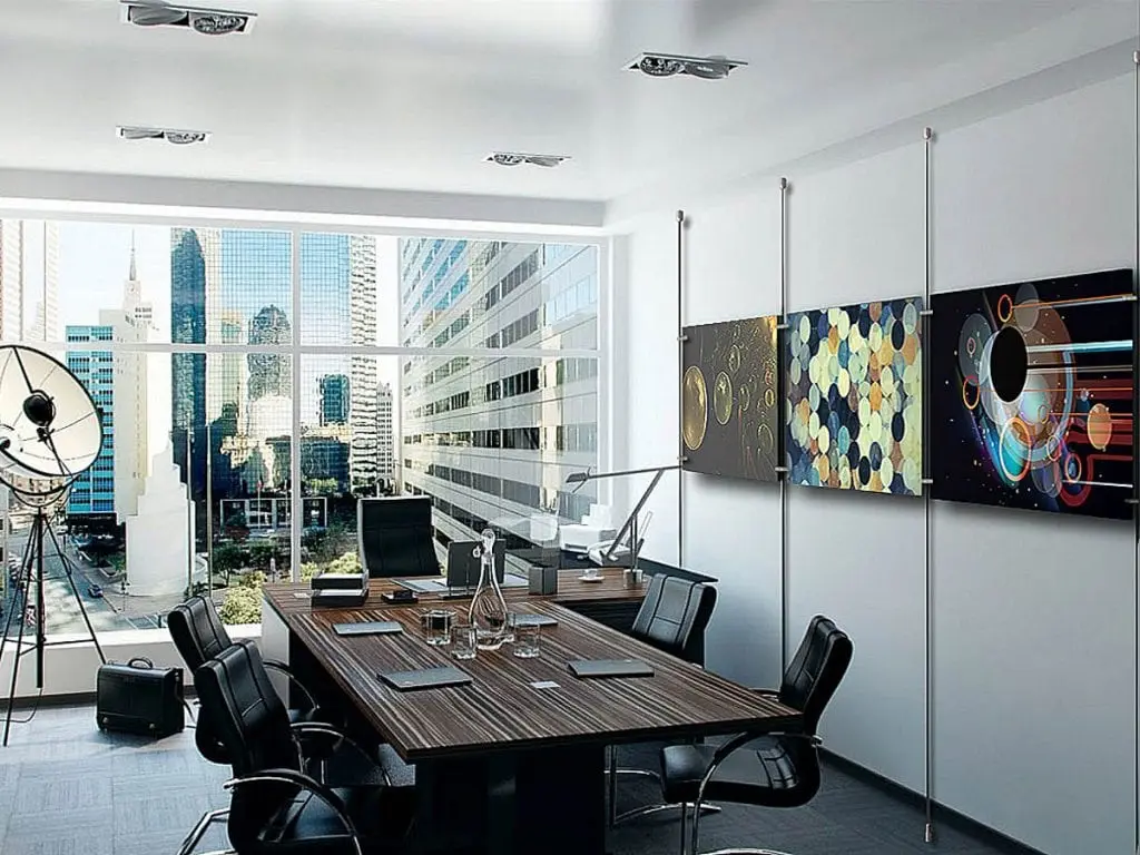 D3004 — Rod Suspended Graphic Panels / Decorative Concept