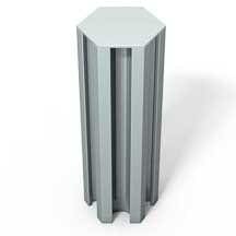 370-121 Aluminum End-Cap