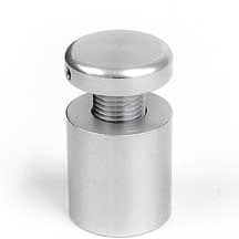 3/4" Dia. Economy Aluminum Standoff — 20mm (3/4″) Dia. x 20mm (3/4″) Length M10 Stud | Nova Display Systems
