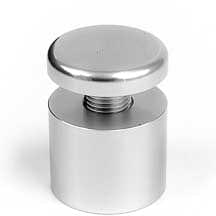 1" Dia. Economy Aluminum Standoff — 25mm (1″) Dia. x 20mm (3/4″) Length M10 Stud | Nova Display Systems