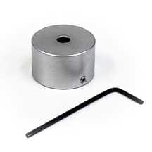 Satin Chrome Back-Side Mount Standoff Support 25mm (1″) Dia. x 20mm (3/4″) Length