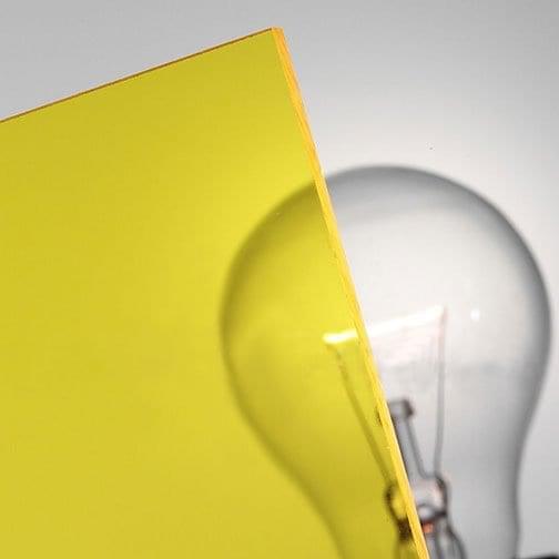 Translucent Yellow Clear & Colored Acrylic | Acrylic Sheets | Nova Display Systems, Inc.