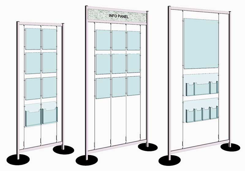 Free-Style Display Stands / Modular Floor-Standing Display Kits