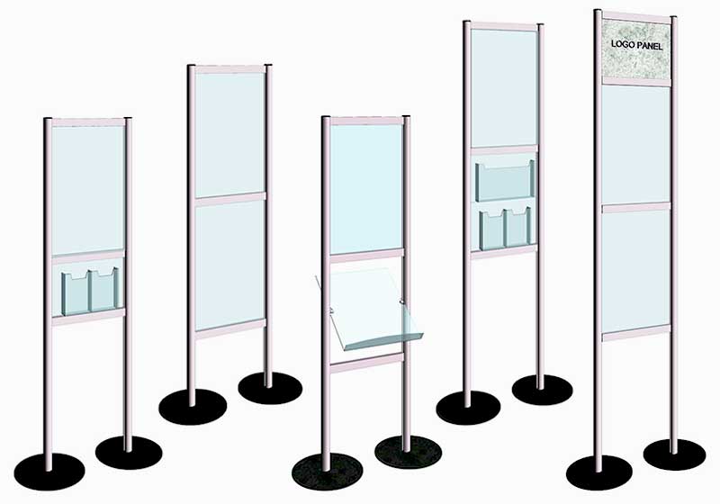 Stack-on Display Stands / Modular Floor-Standing Display Kits