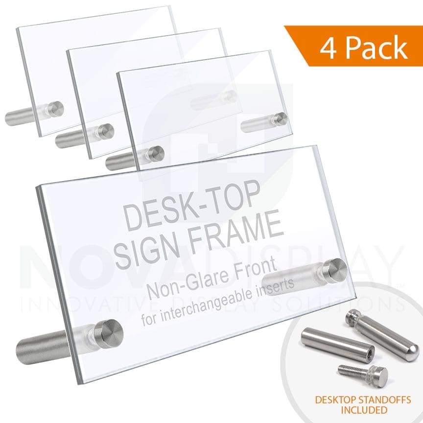 Nova Display Systems / Desktop Acrylic Sign Frame