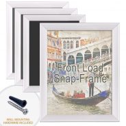 Aluminum Poster Frames with Top/Side Load Option for 1/8″ Thick Substrates