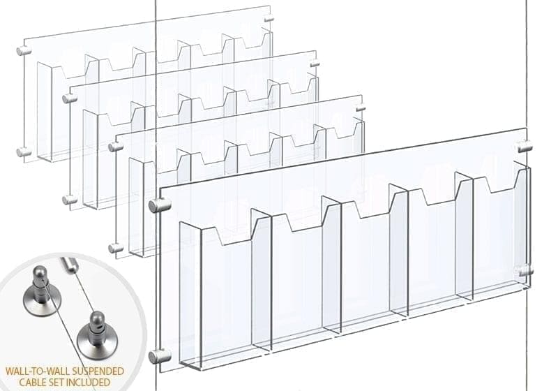 Acrylic Literature Displays – Saving Bundles | Nova Display Systems