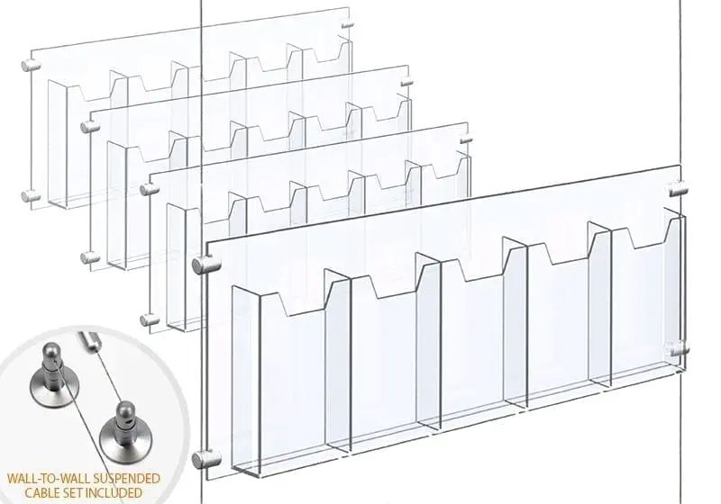 Acrylic Literature Displays – Saving Bundles | Nova Display Systems