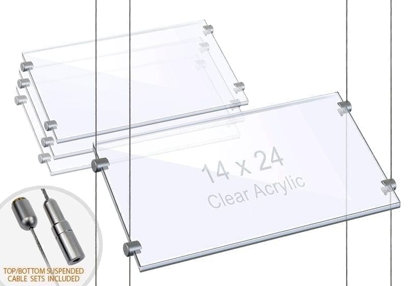 Suspended Acrylic Shelves – Saving Bundles | Nova Display Systems