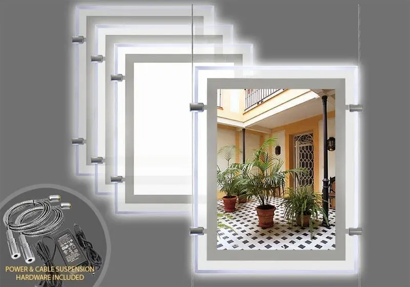 Acrylic LED Light Pockets for Windows – Saving Bundles | Nova Display Systems