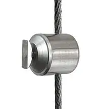 KCR303-CT01 support for aluminum frames for 3mm Stainless Steel Cable Display System