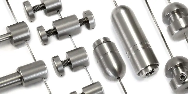 1.5mm Cable Display System components come in Stainless Steel Finish | Nova Display Systems