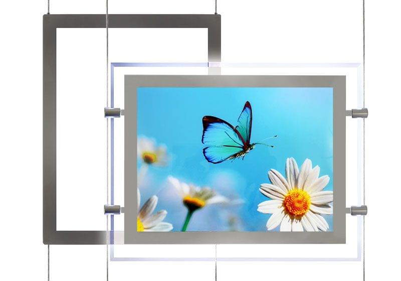 LED Light Pockets Backlit Acrylic Frames | Nova Display Systems