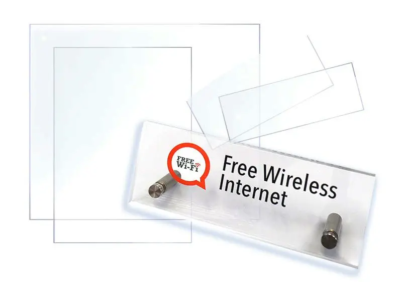 Acrylic Sign Blanks — Name Plates | Nova Display Systems