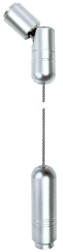 C140-4M Adjustable Angle Ceiling-to-Floor 1.5mm Cable Suspension Kit — 4M (13’ 1-1/2”) Length | Nova Display Systems