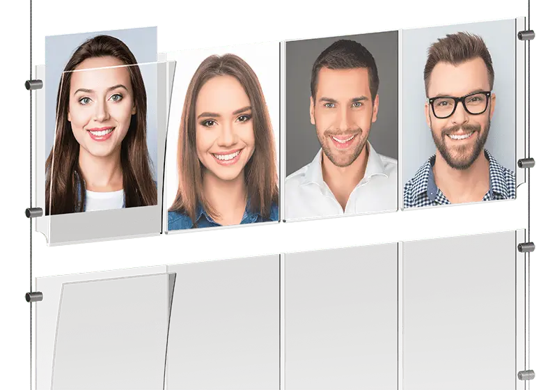 Multi-Pocket Easy Access Acrylic Holders | Nova Display Systems