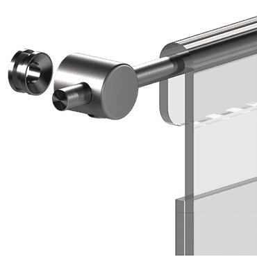 Hook-on Acrylic Holders — Mounting Options | Nova Display Systems