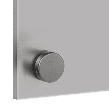 Satin Chrome Standoffs | Sign/Panel Standoff Finishes | Nova Display Systems