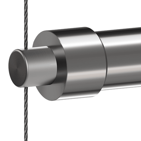 Specialty Supports — Support with Boss for Hanging Rail | Nova Display Systems