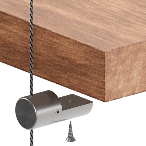Specialty Supports — Multi-Position Support for Wooden Shelves | Nova Display Systems