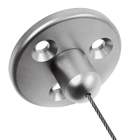 Heavy-Duty Base Supports for 1.5mm Cable Suspension Kits | Cable System Installation Accessories | Nova Display Systems