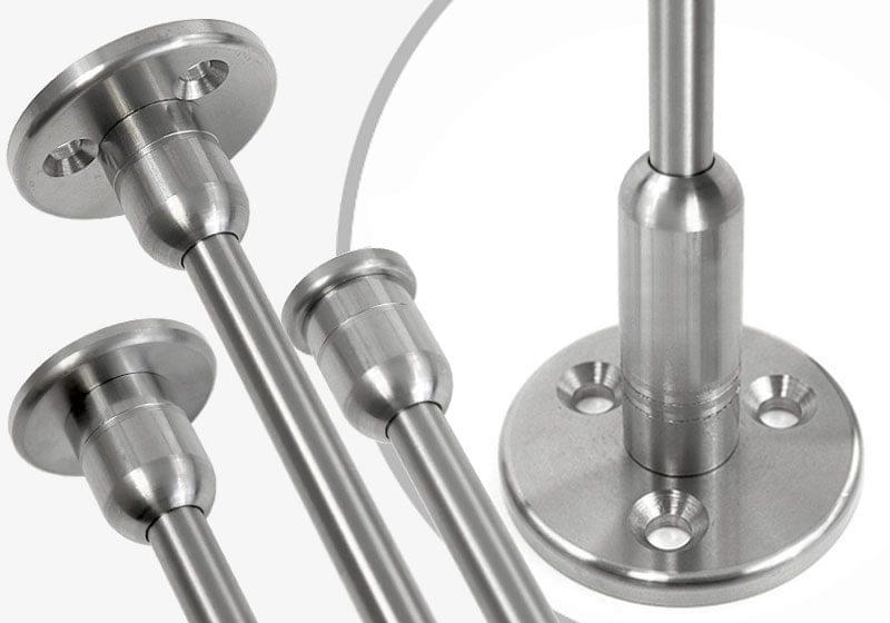 10mm Rod Display – Optional Base Supports for Cable Systems