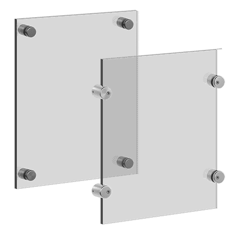 Clear and Non-Glare Acrylic Frame Blanks — Styles & Sizes | Nova Display Systems