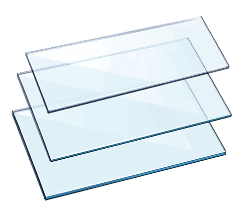 Acrylic and Glass Shelves with Polished Edges | Nova Display Systems