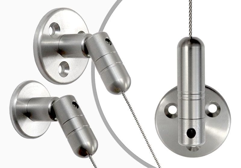 Adjustable Angle Fixing | Specialized Accessories and Components for 1.5mm Cable Systems Stainless Steel | Nova Display Systems