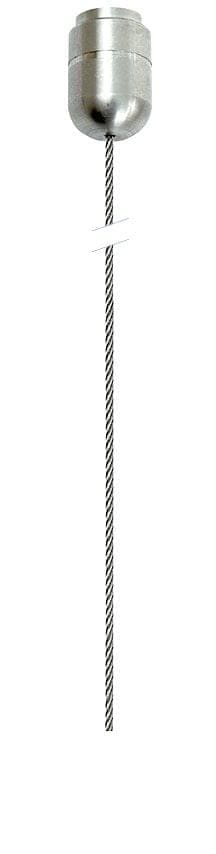 C100-2M/SS Ceiling-Overhead 1.5mm Stainless Steel Cable Suspension Kit — 2M (6’ 5-3/4”) Length | Nova Display Systems