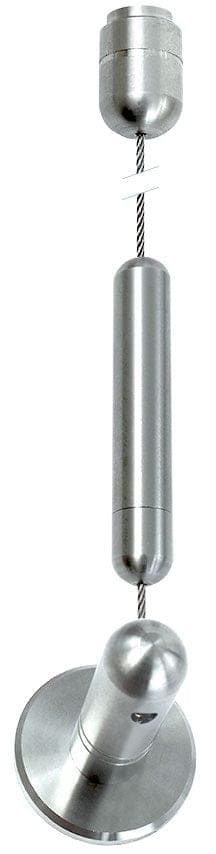 C115-CW/SS Ceiling-to-Wall 1.5mm Stainless Steel Cable Suspension Kit — 3M (9’ 10”) Length | Nova Display Systems