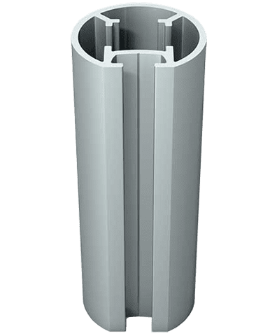 Round Profile / Vertical Extrusion for modular stand assembly