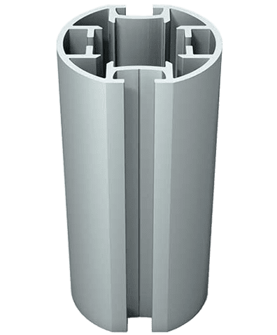 Round Profile / Vertical Extrusion for modular stand assembly