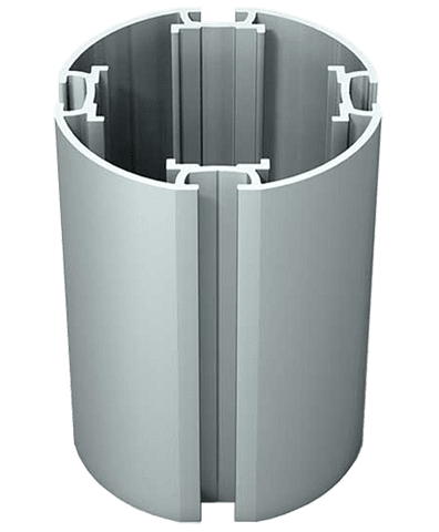 Round Profile / Vertical Extrusion for modular stand assembly